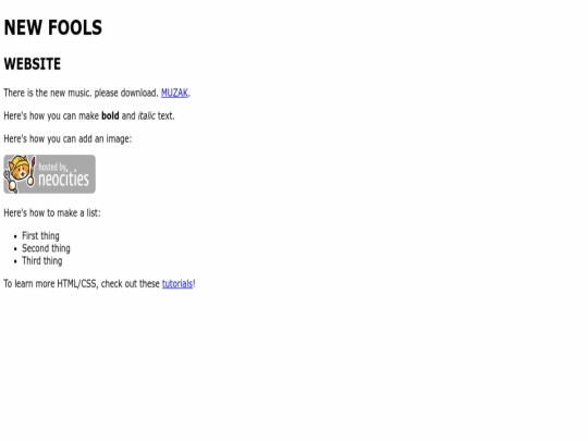 index screenshot