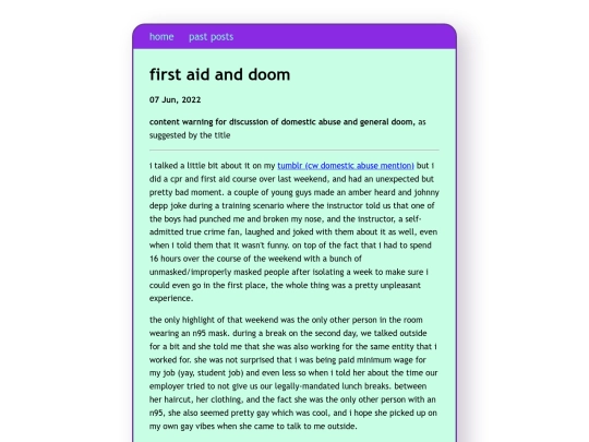 personal/neoblog/posts/2022-06-07-first-aid-and-doom screenshot