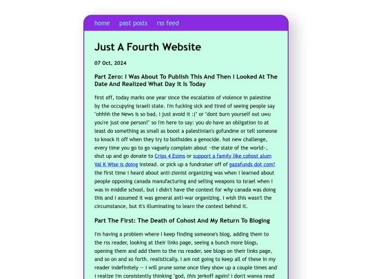 personal/neoblog/posts/2024-10-07-Just-A-Fourth-Website screenshot