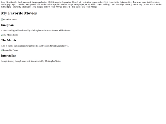 index screenshot