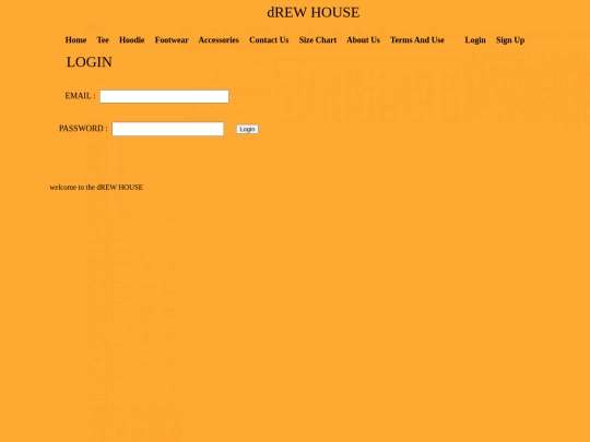 login screenshot