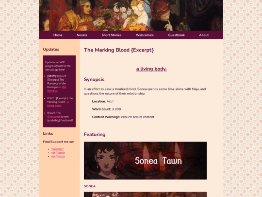 Novels/The Marking Blood/a living body screenshot