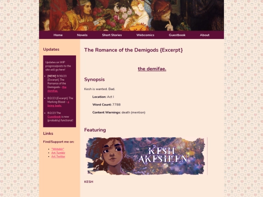Novels/The Romance of the Demigods/the_demifae screenshot