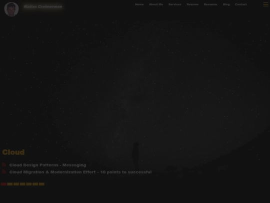 blog screenshot