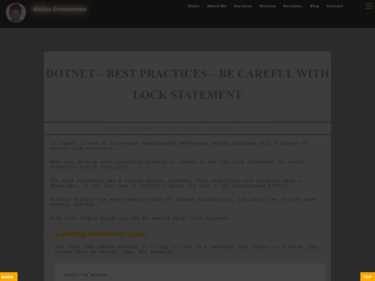 blogposts/creimerman/matias/best-practices/dotnet-best-practices-be-careful-with-lock-statement screenshot