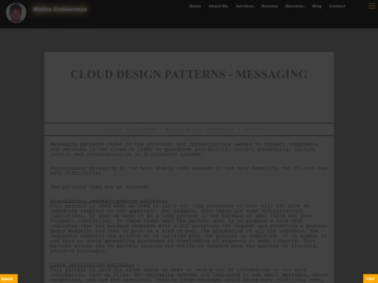 blogposts/creimerman/matias/cloud/cloud-design-patterns-messaging screenshot