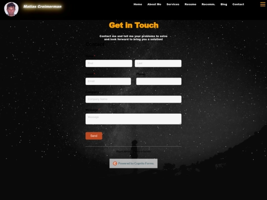 contact screenshot