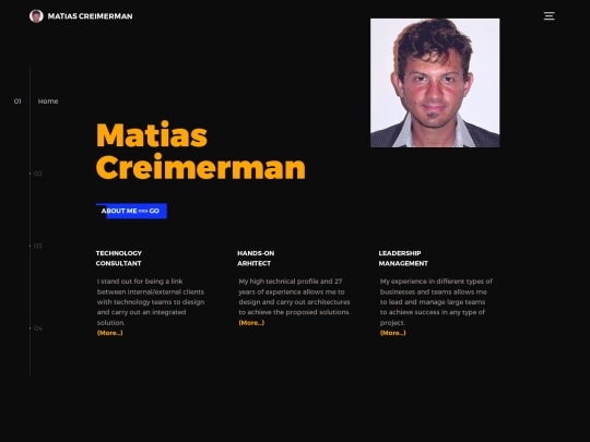 matias-creimerman-resume screenshot