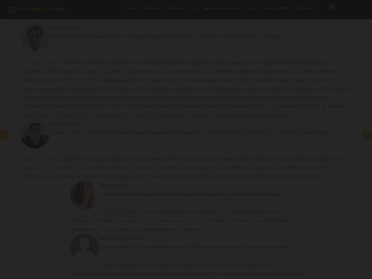 recomendaciones screenshot