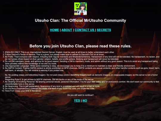 rules screenshot