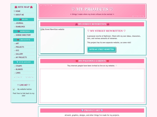 projects screenshot