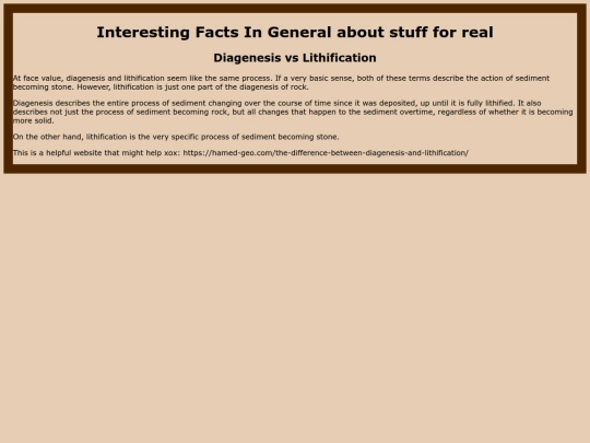 GeneralFacts screenshot