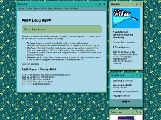 blog screenshot