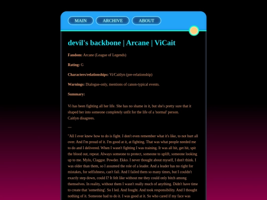 fics/posts/Devils-Backbone screenshot