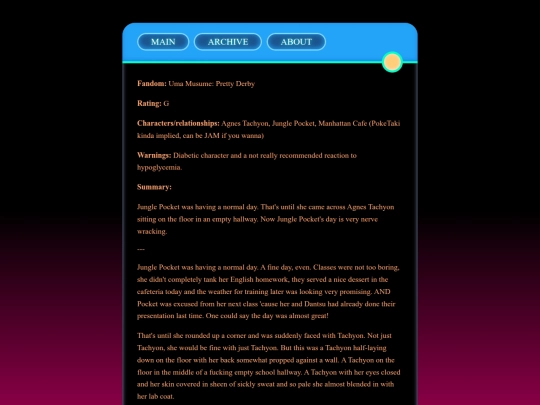 fics/posts/Sugar-Were-Going-Down screenshot