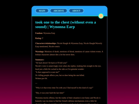 fics/posts/Took-One-To-The-Chest screenshot