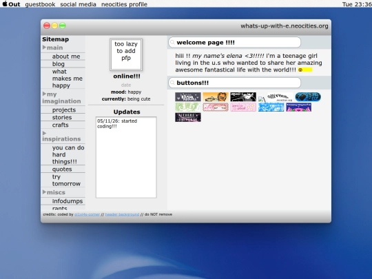 index screenshot