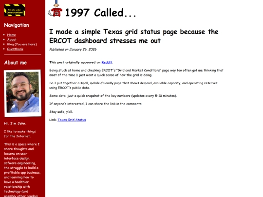 posts/2026/01-26-i-made-a-simple-texas-grid-status-page screenshot