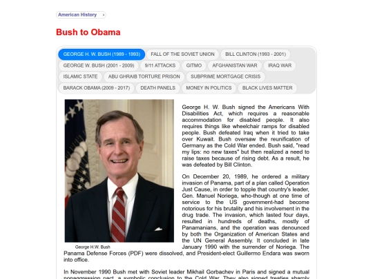 bushToObama screenshot