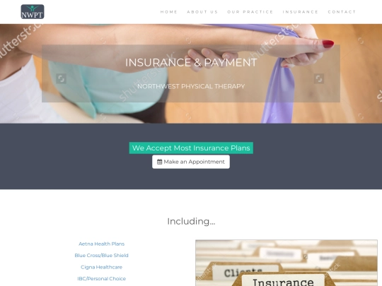 pt/insurance screenshot