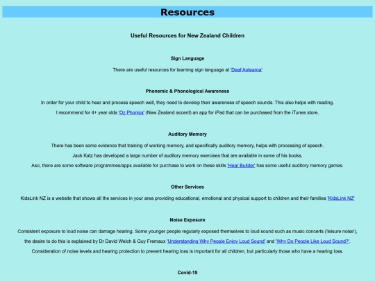 Resources screenshot