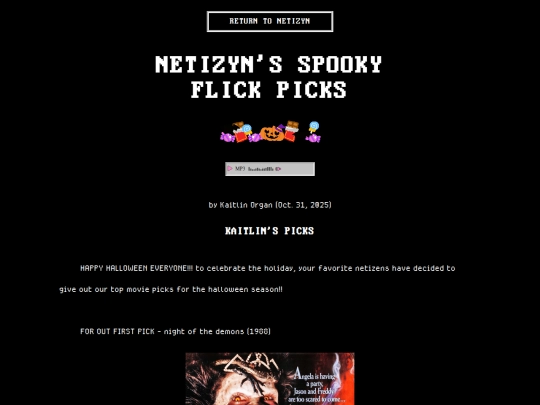 netizynhalloweenpicks screenshot