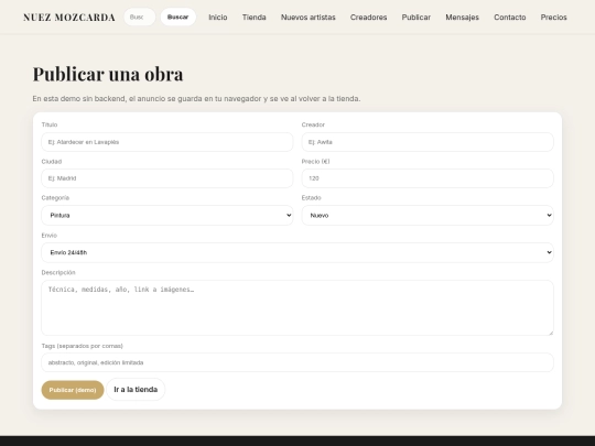 publicar screenshot