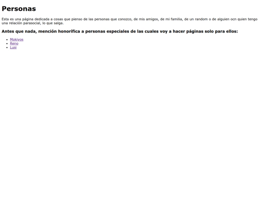 personas screenshot