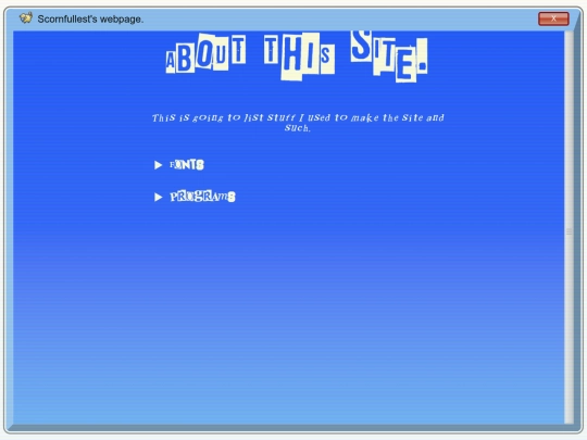 about_site screenshot