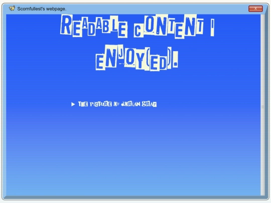 readable screenshot