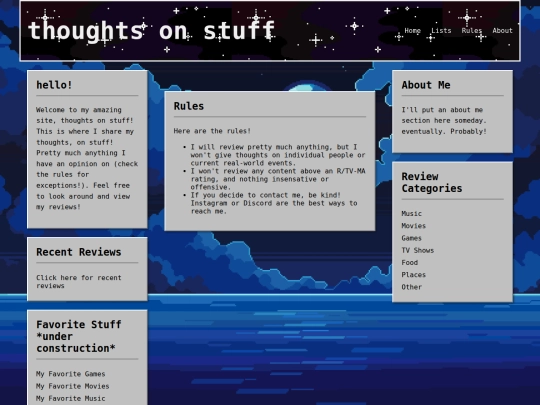rules screenshot