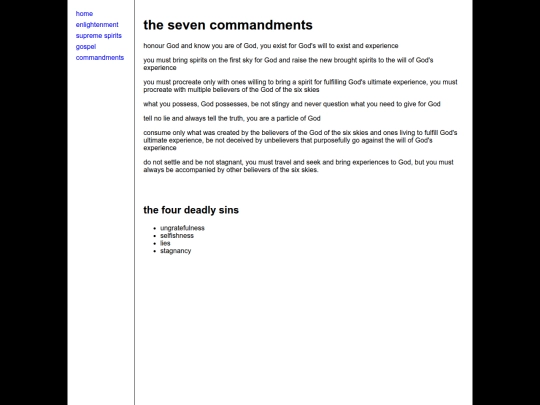 commandments screenshot