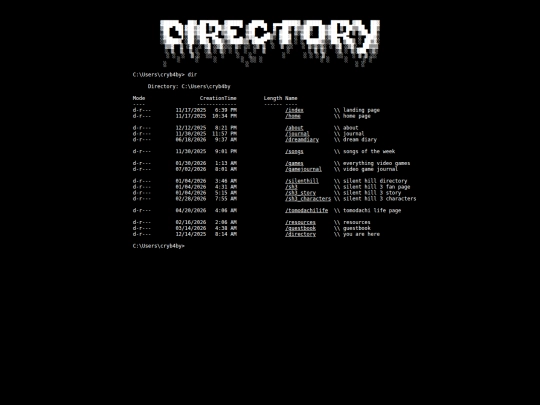directory screenshot