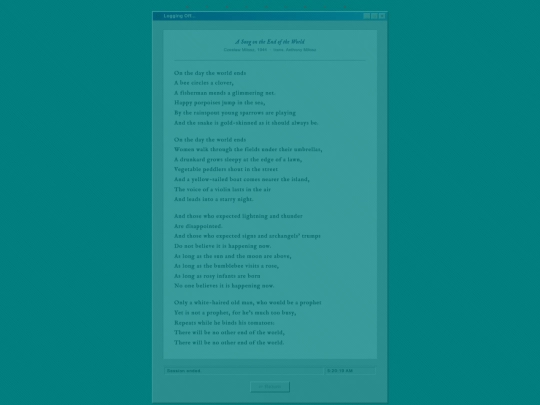 poem screenshot