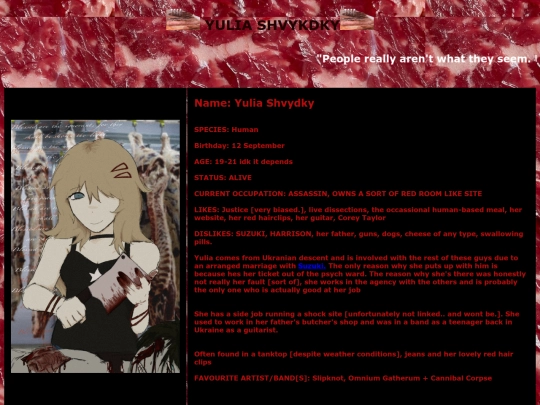 YuliaProfileArchive01 screenshot