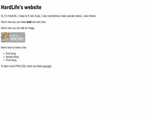 index screenshot