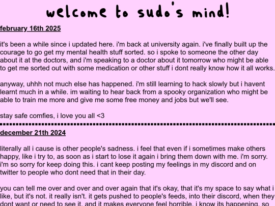 blog screenshot