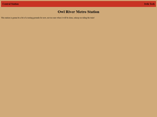 Red Line/OwlRiverMetroStation screenshot