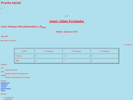 paginas/PRUEBA1 screenshot