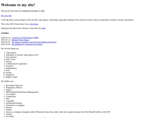 index screenshot