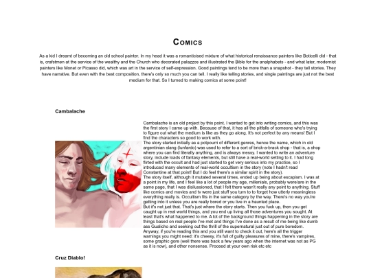 comics screenshot