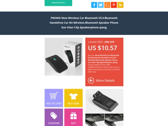 New-Wireless-Car-Bluetooth-V5.0-Bluetooth-Handsfree-Car-Kit-Wireless-Bluetooth-Speaker-Phone-Sun-Visor-Clip-Speakerphone-qiang screenshot