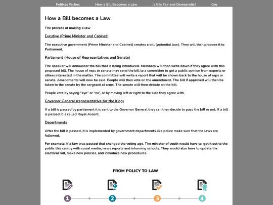 HowaBillBecomesaLaw screenshot