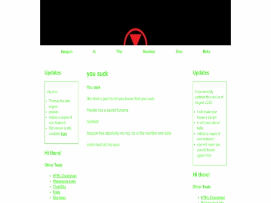 index screenshot
