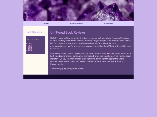 book_reviews screenshot