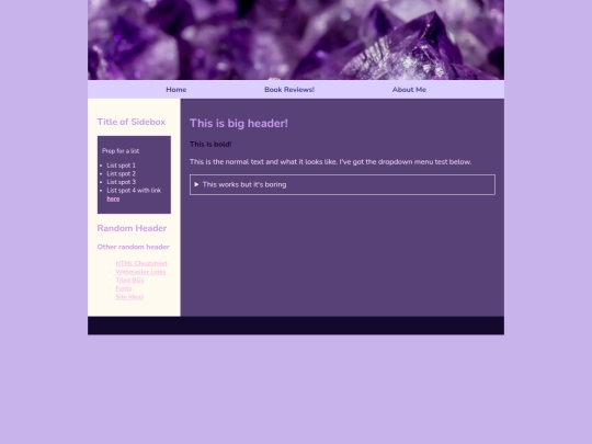 testpage screenshot