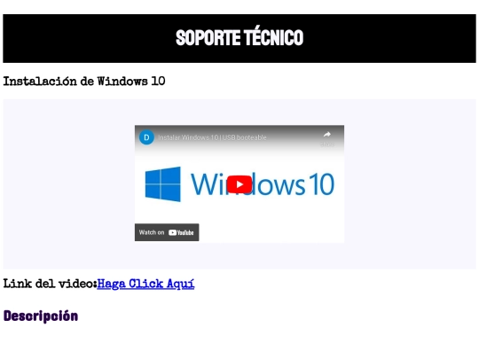 Soporte screenshot