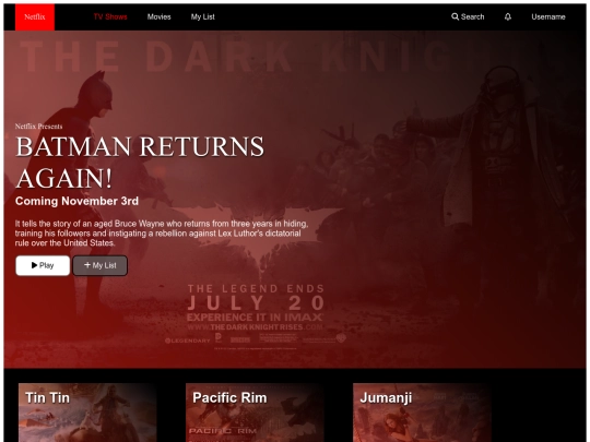 netflix-clone-project screenshot