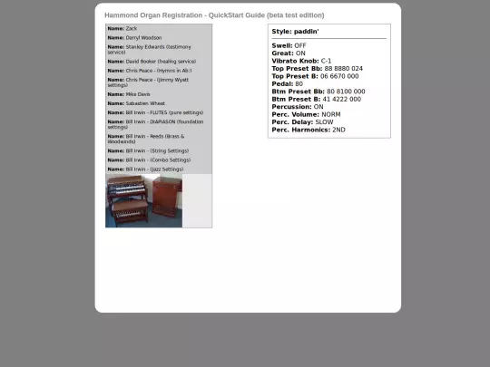 organSite/OrganRegistrations screenshot