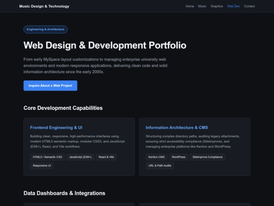 web-dev screenshot